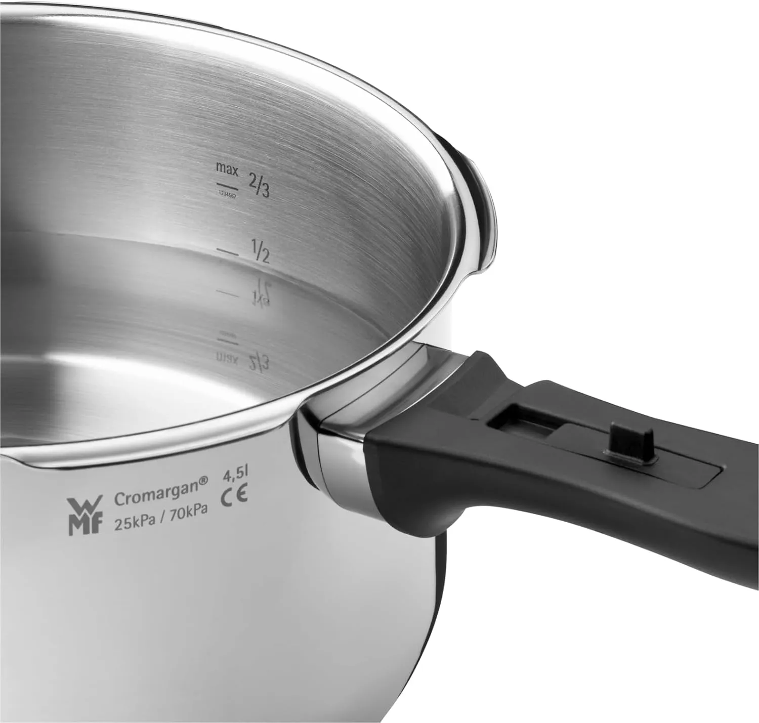 WMF Perfect Plus – Quick Cooker Ø 22 cm Diameter 4 Litres and a Half with Flame Protection Cromargan Stainless Steel for Induction