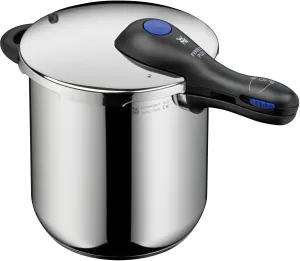 WMF Perfect Plus – Rapid Cooker Diameter 22 cm Diameter 8 Litres and a Half with Flame Protection – No Interior – Cromargan Stainless Steel for Induction