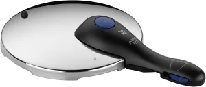 WMF Perfect Plus Replacement Lid for Pressure Cooker 3L, 4.5L, 6.5L 8.5L, Cromargan Polished Stainless Steel, Plastic Handle, 2 Cooking Levels