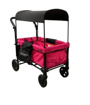 Wonderfold W1 Original Stroller Wagon, 2021, Fuschia Pink