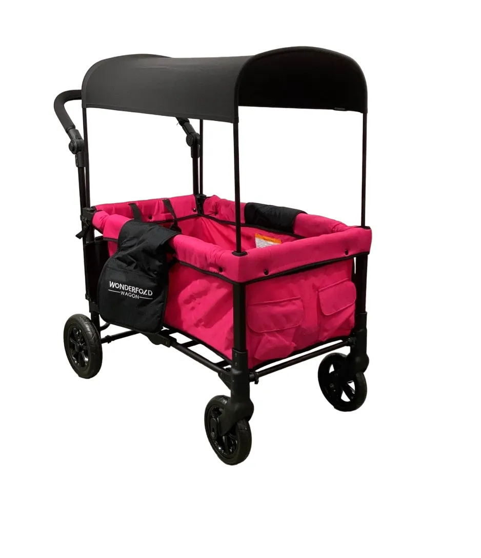 Wonderfold W1 Original Stroller Wagon, 2021, Fuschia Pink