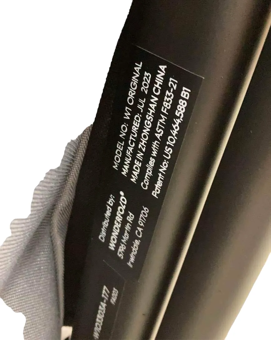 Wonderfold W1 Original Stroller Wagon, Smoky Gray, 2023