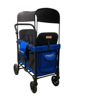 Wonderfold W2 Original Multifunctional Double Stroller Wagon, 2021, Blue