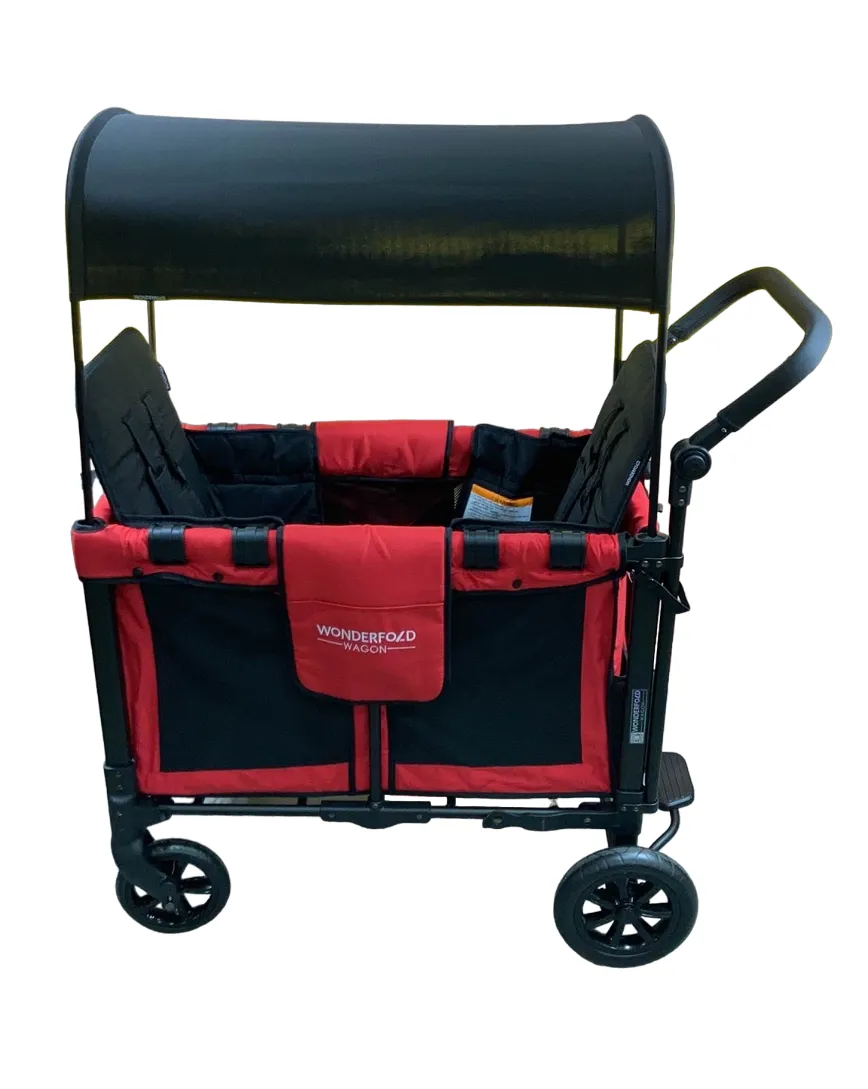 Wonderfold W2 Original Multifunctional Double Stroller Wagon, 2021, Red