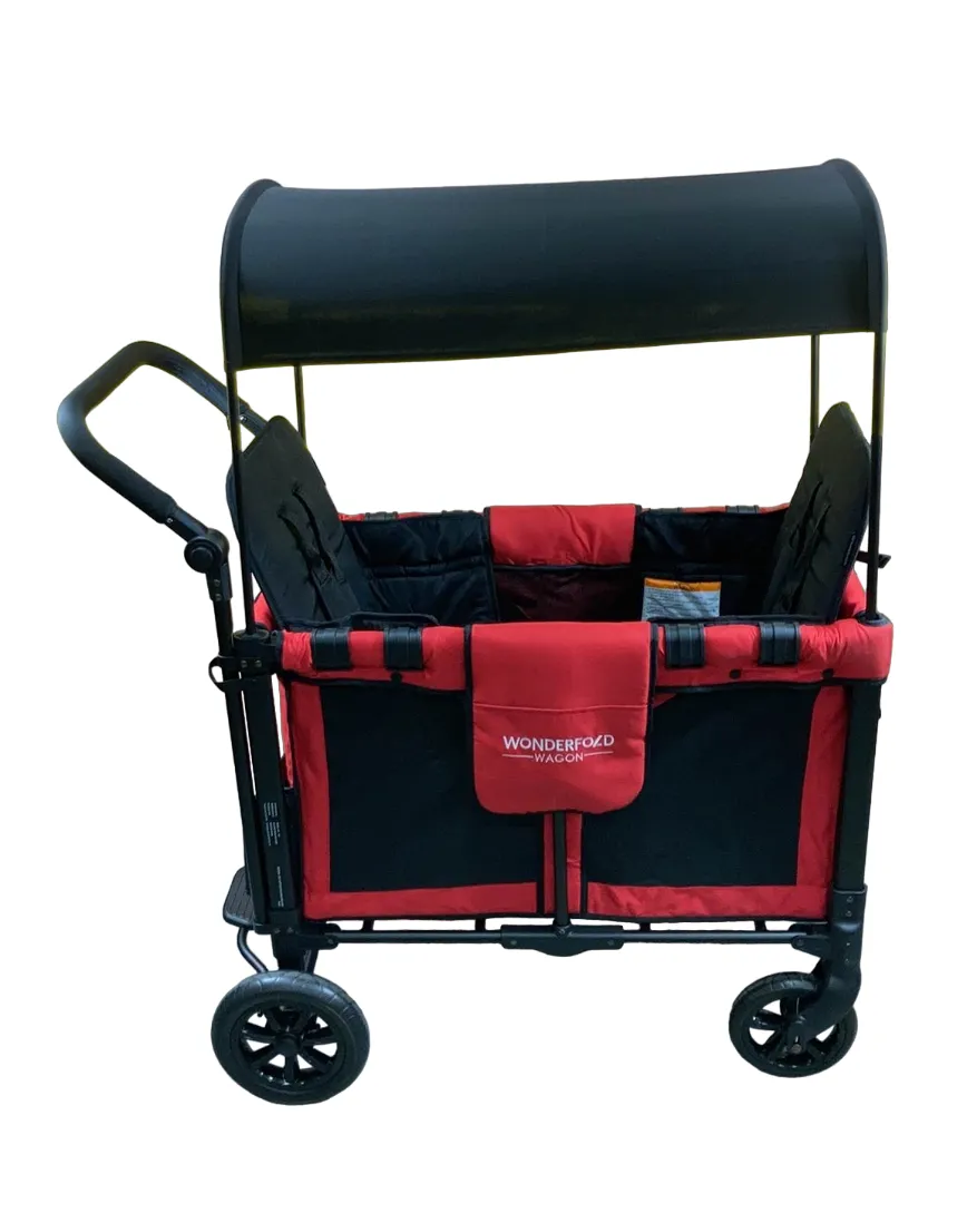 Wonderfold W2 Original Multifunctional Double Stroller Wagon, 2021, Red