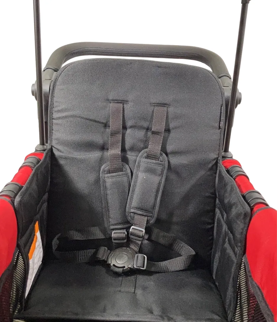 Wonderfold W2 Original Multifunctional Double Stroller Wagon, 2021, Red