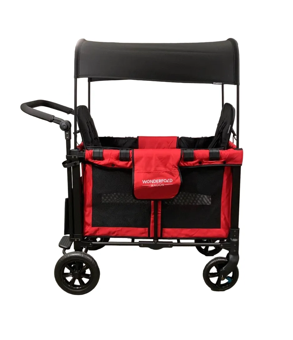 Wonderfold W2 Original Multifunctional Double Stroller Wagon, 2021, Red