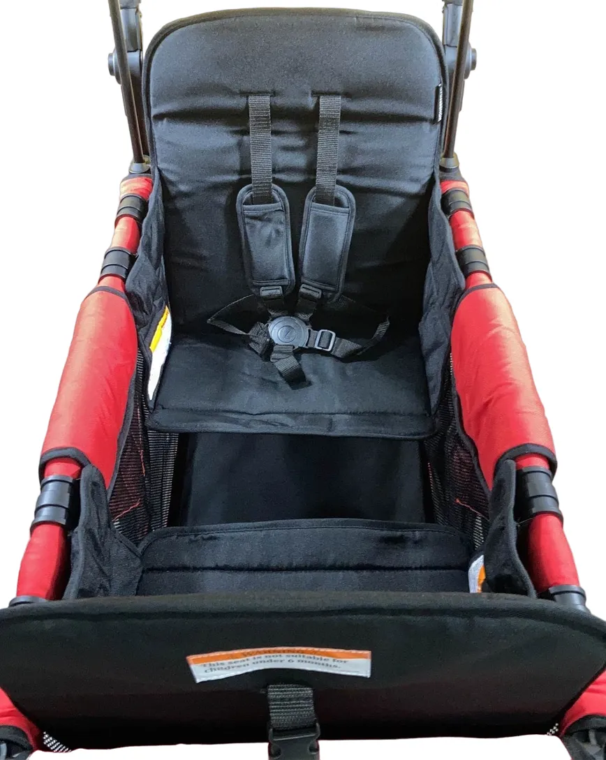 Wonderfold W2 Original Multifunctional Double Stroller Wagon, 2021, Red