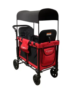 Wonderfold W2 Original Multifunctional Double Stroller Wagon, 2021, Red