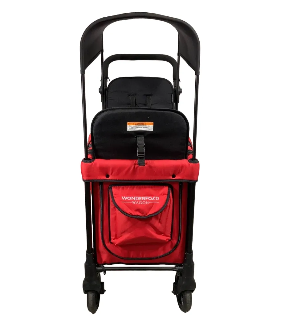 Wonderfold W2 Original Multifunctional Double Stroller Wagon, 2021, Red