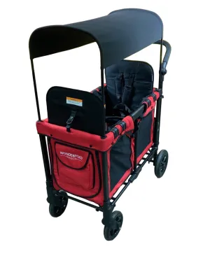 Wonderfold W2 Original Multifunctional Double Stroller Wagon, 2021, Red