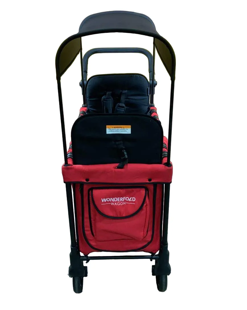 Wonderfold W2 Original Multifunctional Double Stroller Wagon, 2021, Red