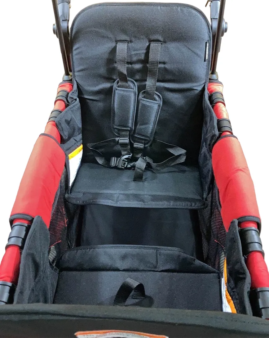 Wonderfold W2 Original Multifunctional Double Stroller Wagon, 2021, Red