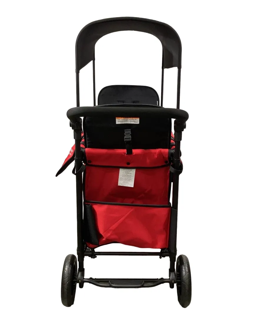 Wonderfold W2 Original Multifunctional Double Stroller Wagon, 2021, Red
