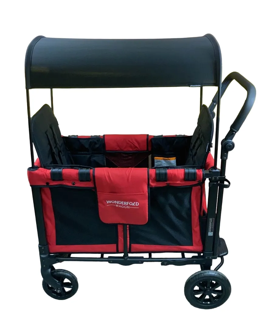 Wonderfold W2 Original Multifunctional Double Stroller Wagon, 2021, Red