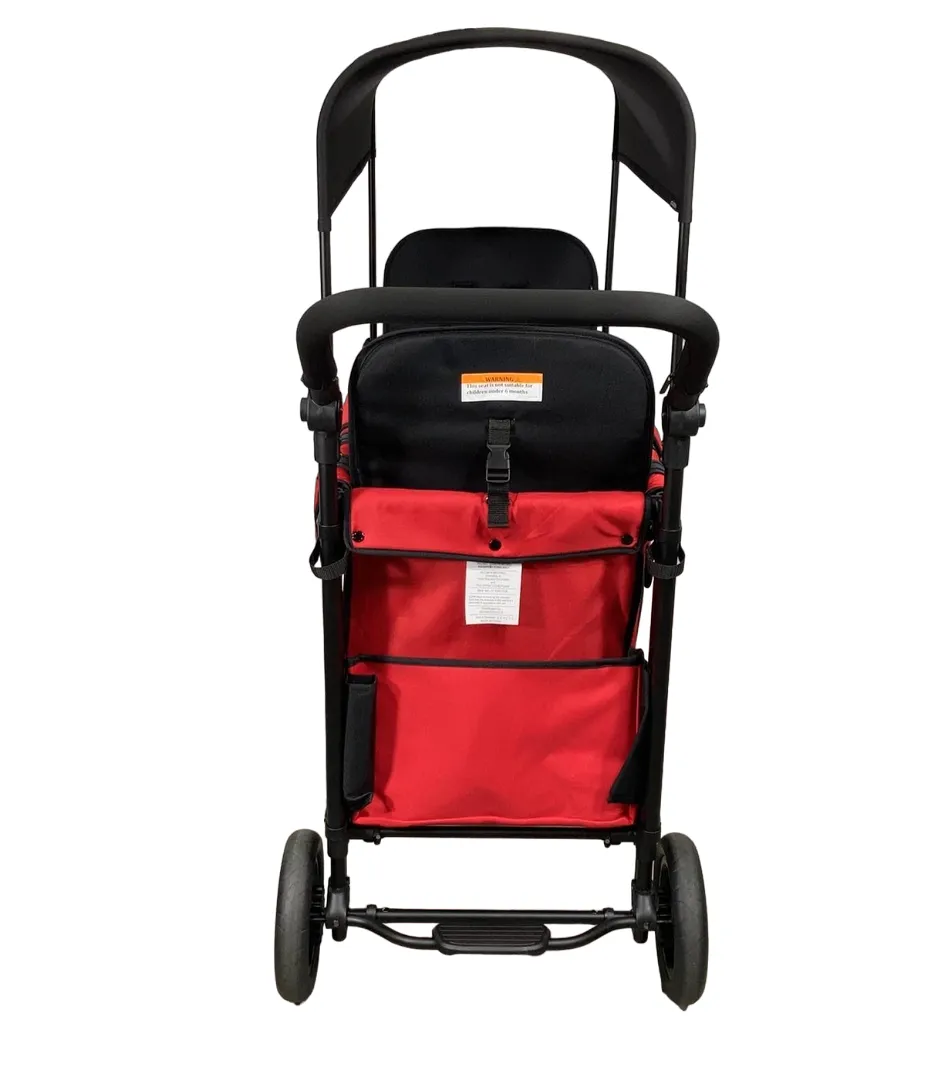Wonderfold W2 Original Multifunctional Double Stroller Wagon, 2021, Red