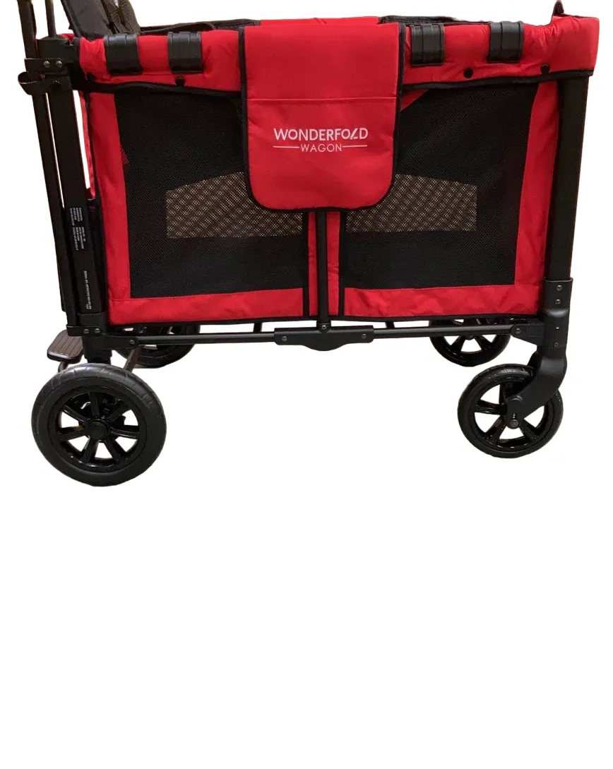 Wonderfold W2 Original Multifunctional Double Stroller Wagon, 2021, Red