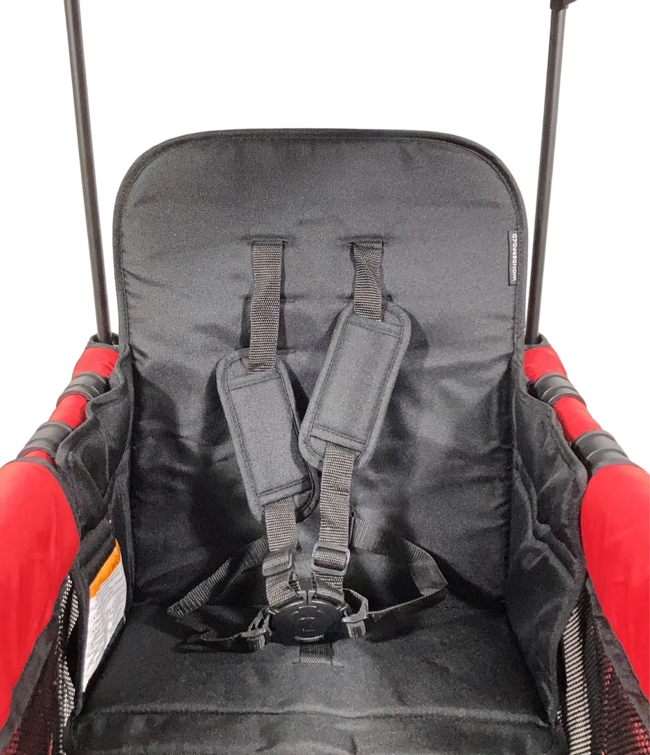 Wonderfold W2 Original Multifunctional Double Stroller Wagon, 2021, Red