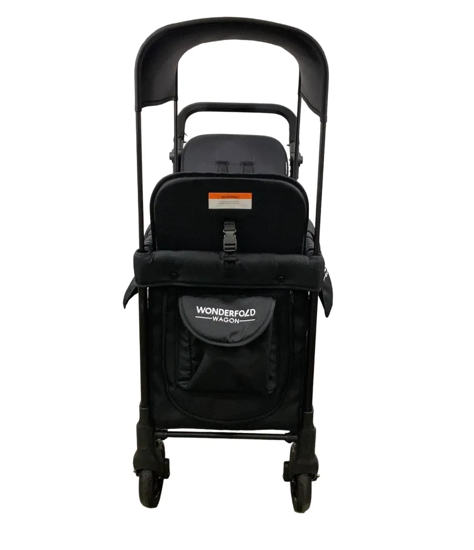 Wonderfold W2 Original Multifunctional Double Stroller Wagon, 2022, Black