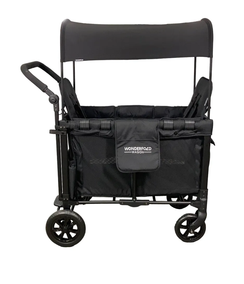 Wonderfold W2 Original Multifunctional Double Stroller Wagon, 2022, Black