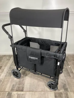 Wonderfold W2 Original Multifunctional Double Stroller Wagon, 2022, Black