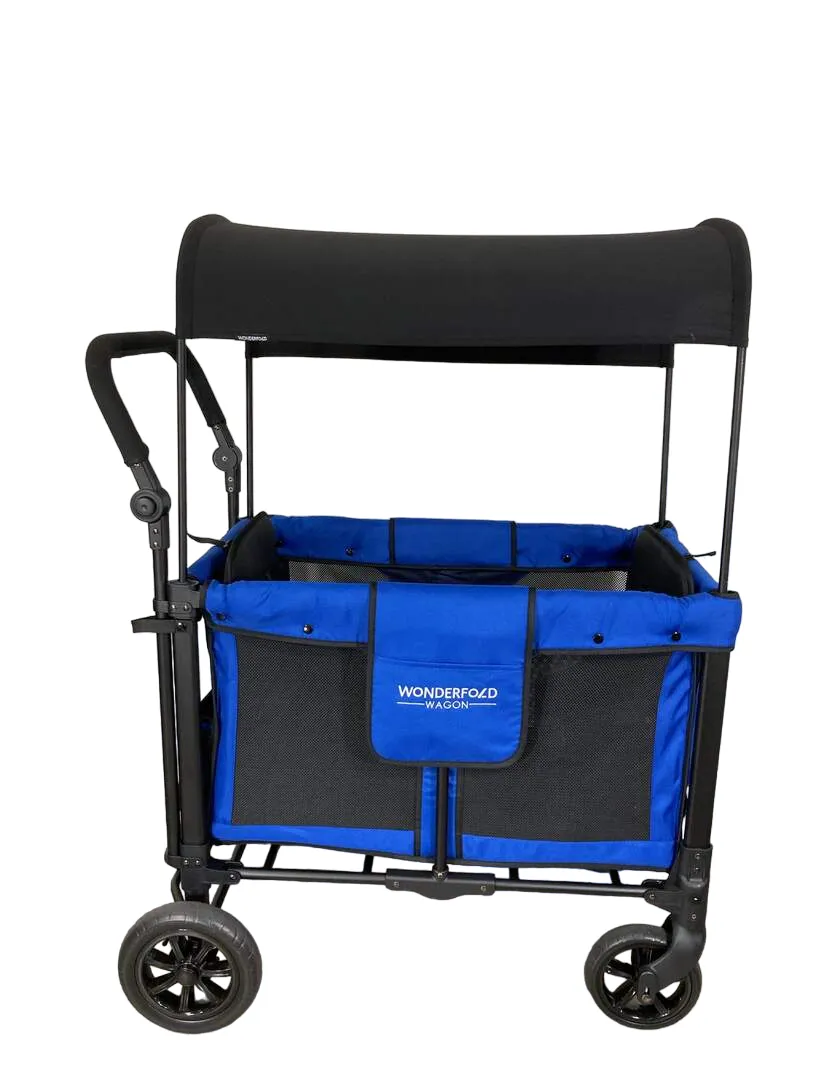 Wonderfold W2 Original Multifunctional Double Stroller Wagon, 2022, Blue