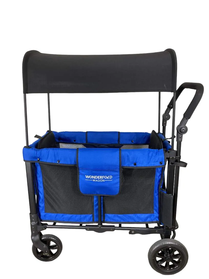 Wonderfold W2 Original Multifunctional Double Stroller Wagon, 2022, Blue