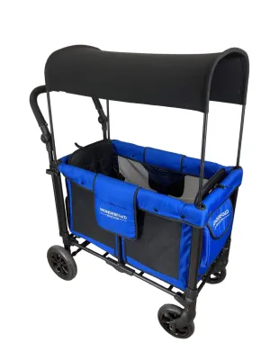 Wonderfold W2 Original Multifunctional Double Stroller Wagon, 2022, Blue