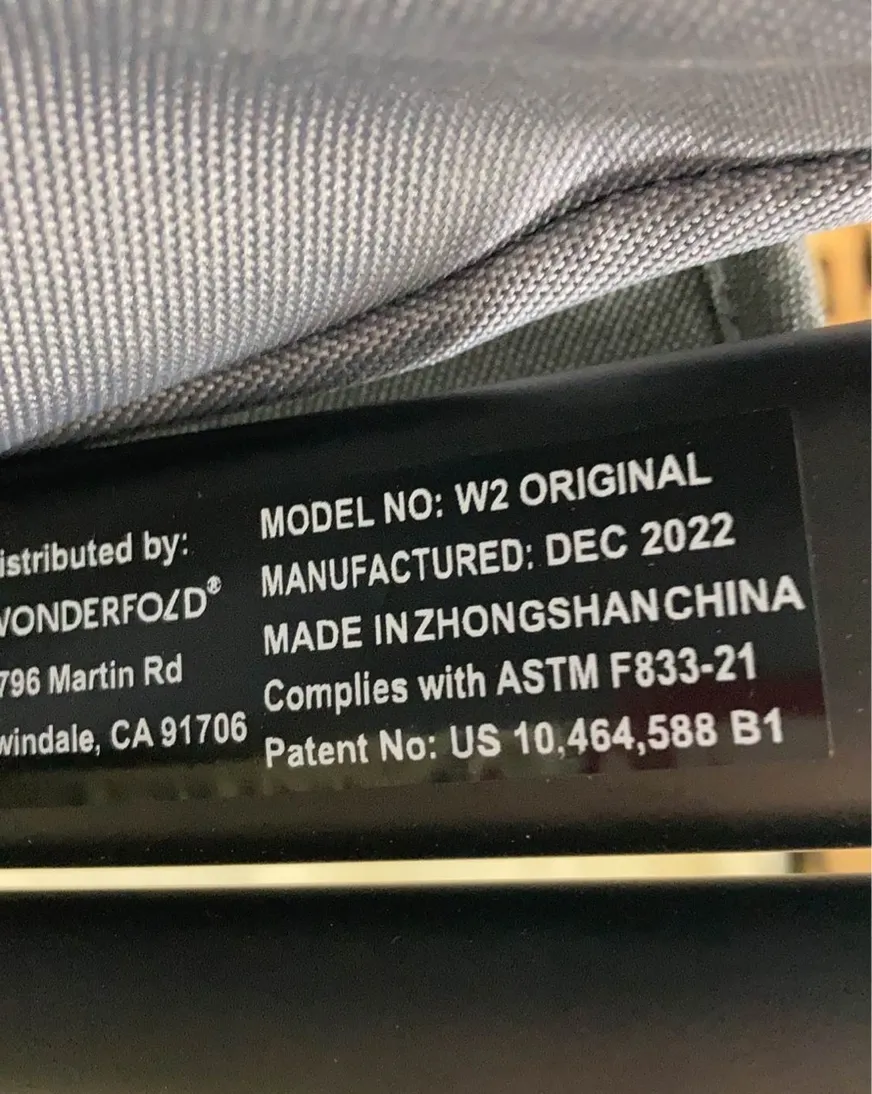 Wonderfold W2 Original Multifunctional Double Stroller Wagon, 2022, Grey