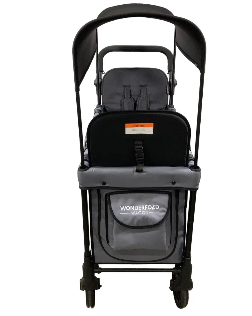 Wonderfold W2 Original Multifunctional Double Stroller Wagon, 2022, Grey