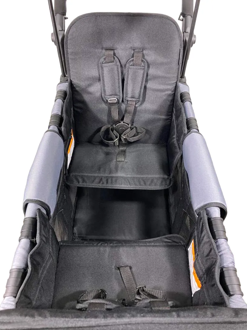 Wonderfold W2 Original Multifunctional Double Stroller Wagon, 2022, Grey