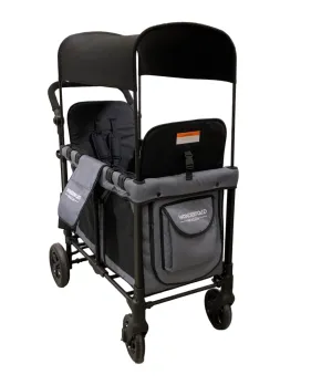 Wonderfold W2 Original Multifunctional Double Stroller Wagon, 2022, Grey