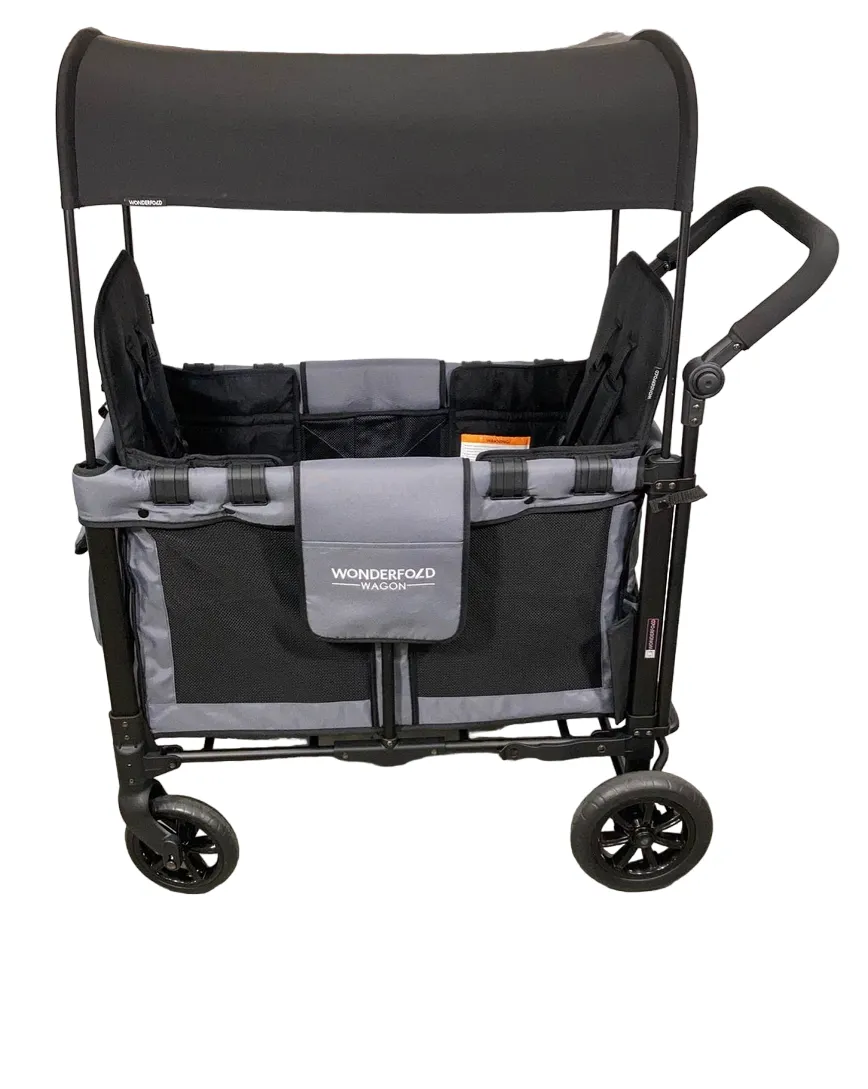 Wonderfold W2 Original Multifunctional Double Stroller Wagon, 2022, Grey