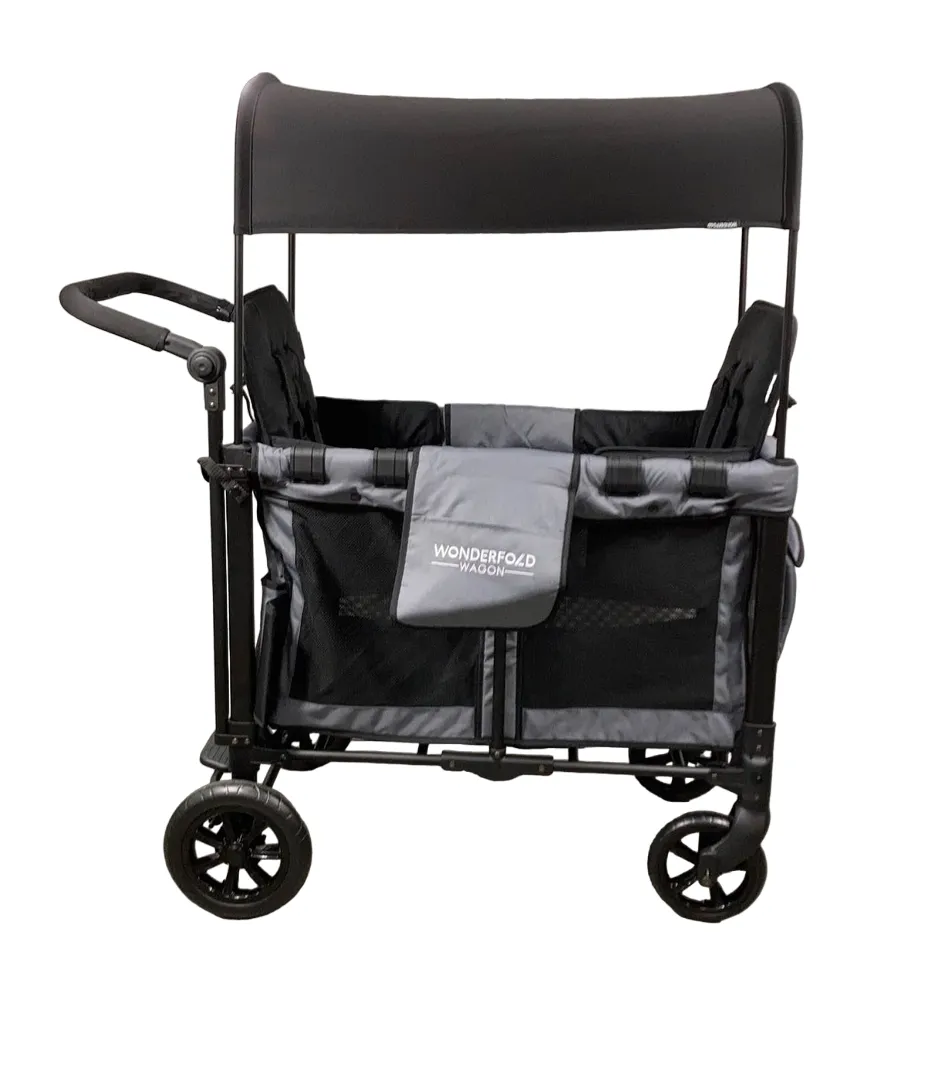 Wonderfold W2 Original Multifunctional Double Stroller Wagon, 2022, Grey