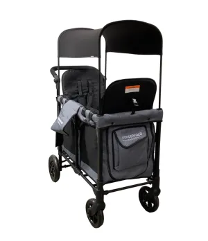 Wonderfold W2 Original Multifunctional Double Stroller Wagon, 2022, Grey