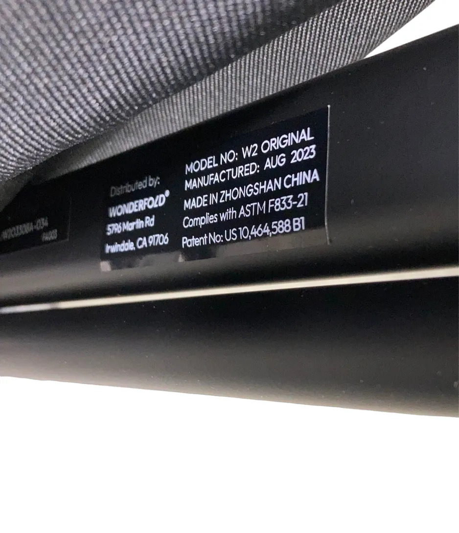 Wonderfold W2 Original Multifunctional Double Stroller Wagon, 2023, Black