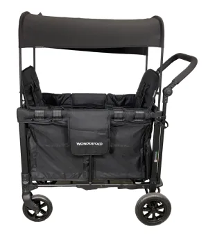 Wonderfold W2 Original Multifunctional Double Stroller Wagon, 2023, Black