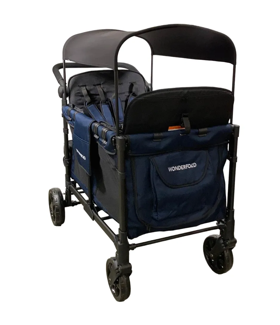 Wonderfold W4 Elite Stroller Wagon, 2023, Noble Navy
