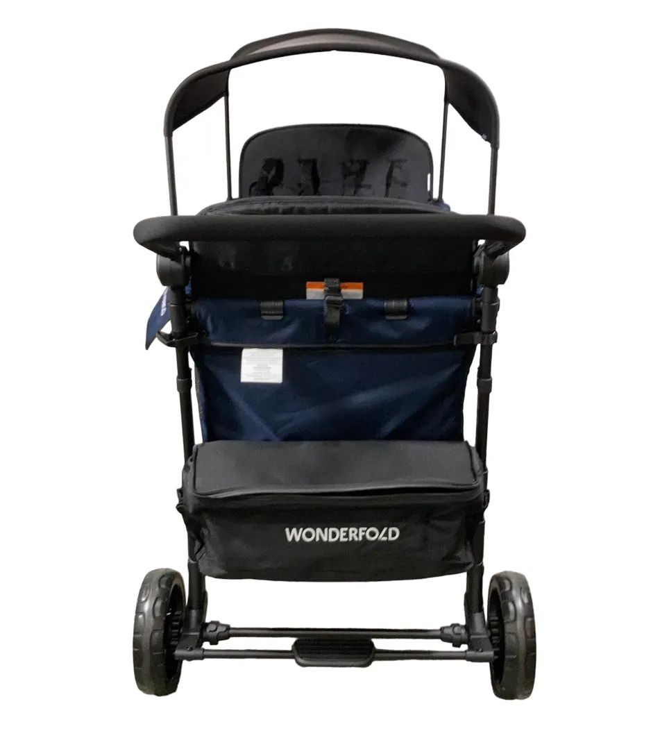 Wonderfold W4 Elite Stroller Wagon, 2023, Noble Navy