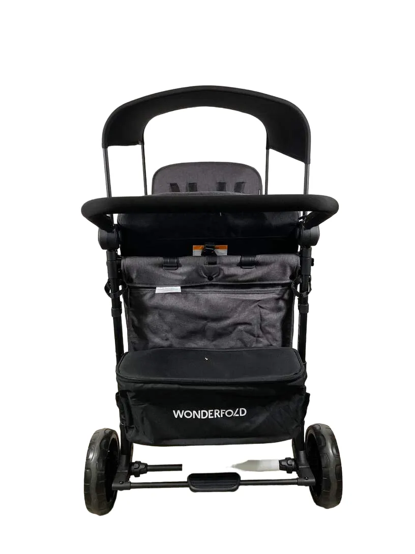 Wonderfold W4 Elite Stroller Wagon, Charcoal Gray, 2023