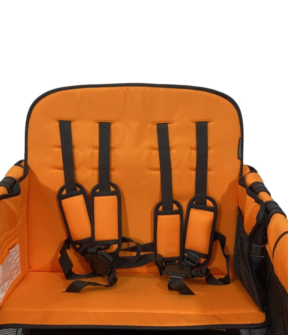 Wonderfold W4 Multifunctional Quad Stroller Wagon, 2021, Sunset Orange