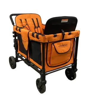 Wonderfold W4 Multifunctional Quad Stroller Wagon, 2021, Sunset Orange