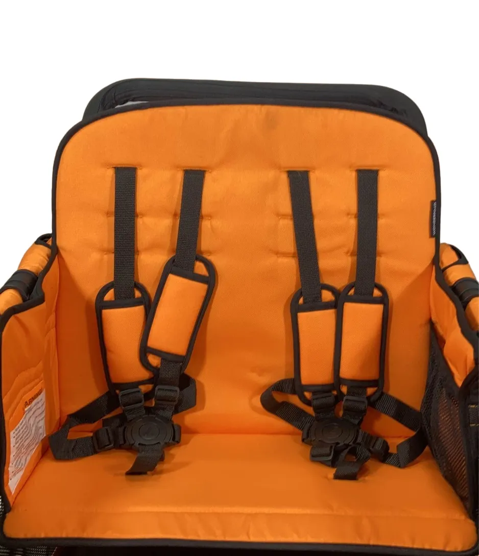 Wonderfold W4 Multifunctional Quad Stroller Wagon, 2021, Sunset Orange