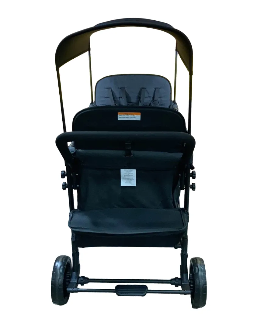 Wonderfold W4 Multifunctional Quad Stroller Wagon, 2022, Volcanic Black