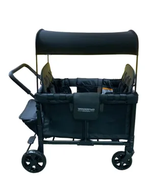 Wonderfold W4 Multifunctional Quad Stroller Wagon, 2022, Volcanic Black