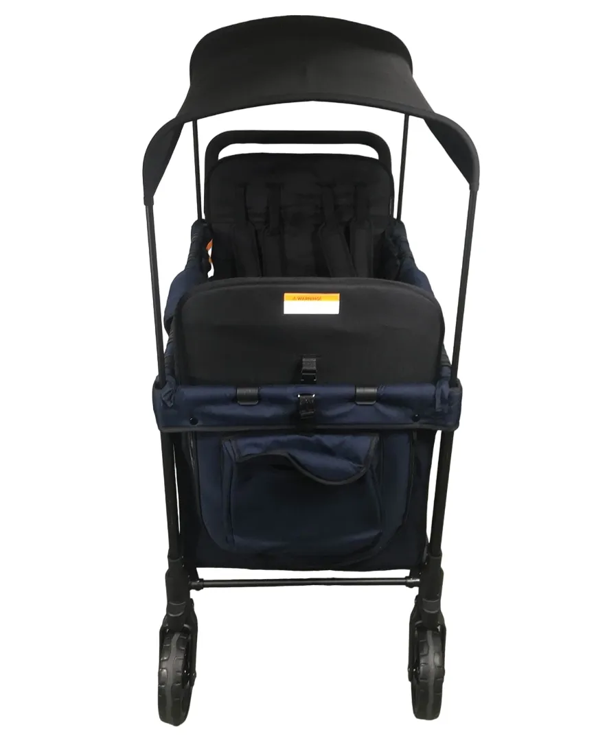 Wonderfold W4 Multifunctional Quad Stroller Wagon, 2023, Noble Navy