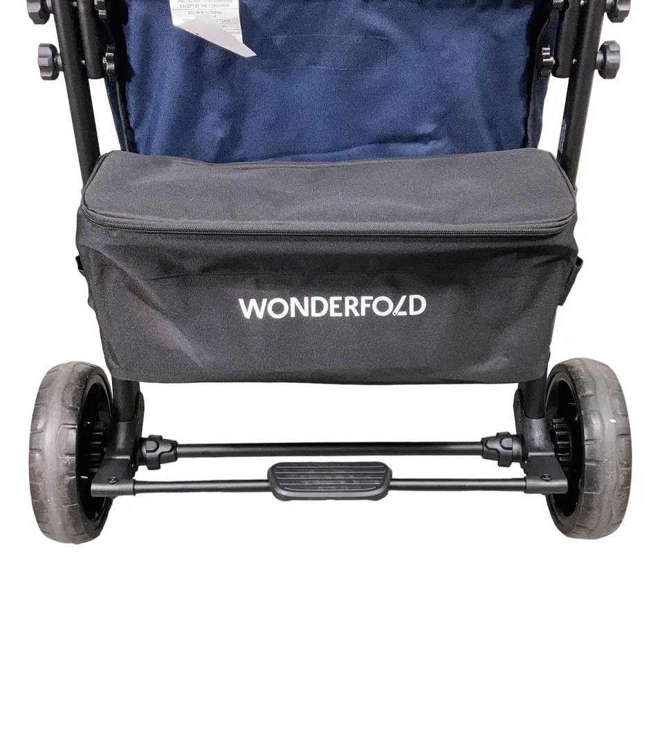 Wonderfold W4 Multifunctional Quad Stroller Wagon , 2023, Noble Navy