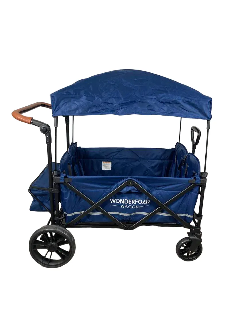 Wonderfold X4 Push & Pull Quad Stroller, 2022, Navy