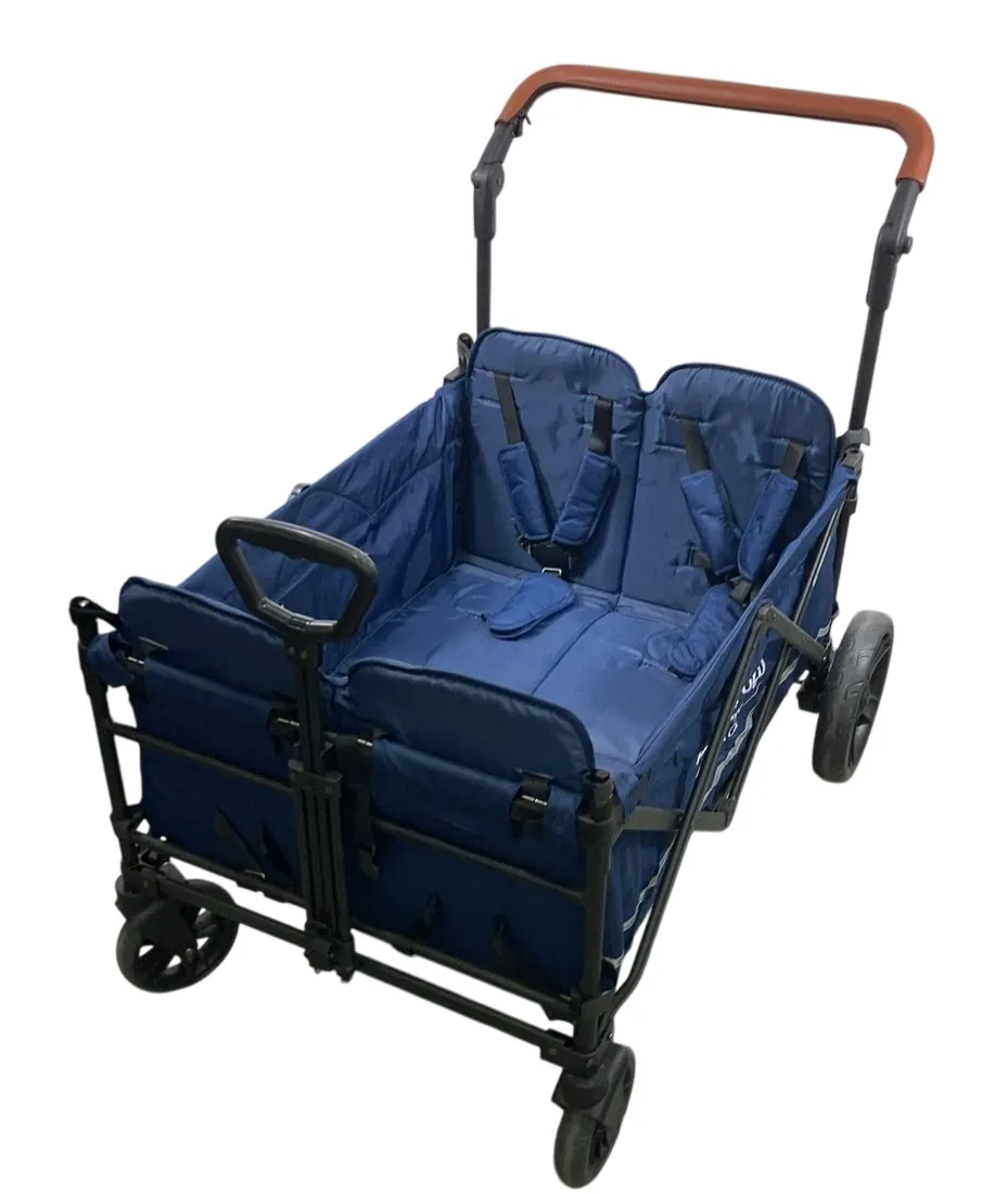 Wonderfold X4 Push & Pull Quad Stroller, 2022, Navy