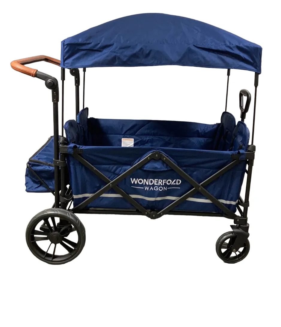 Wonderfold X4 Push & Pull Quad Stroller, 2023, Navy